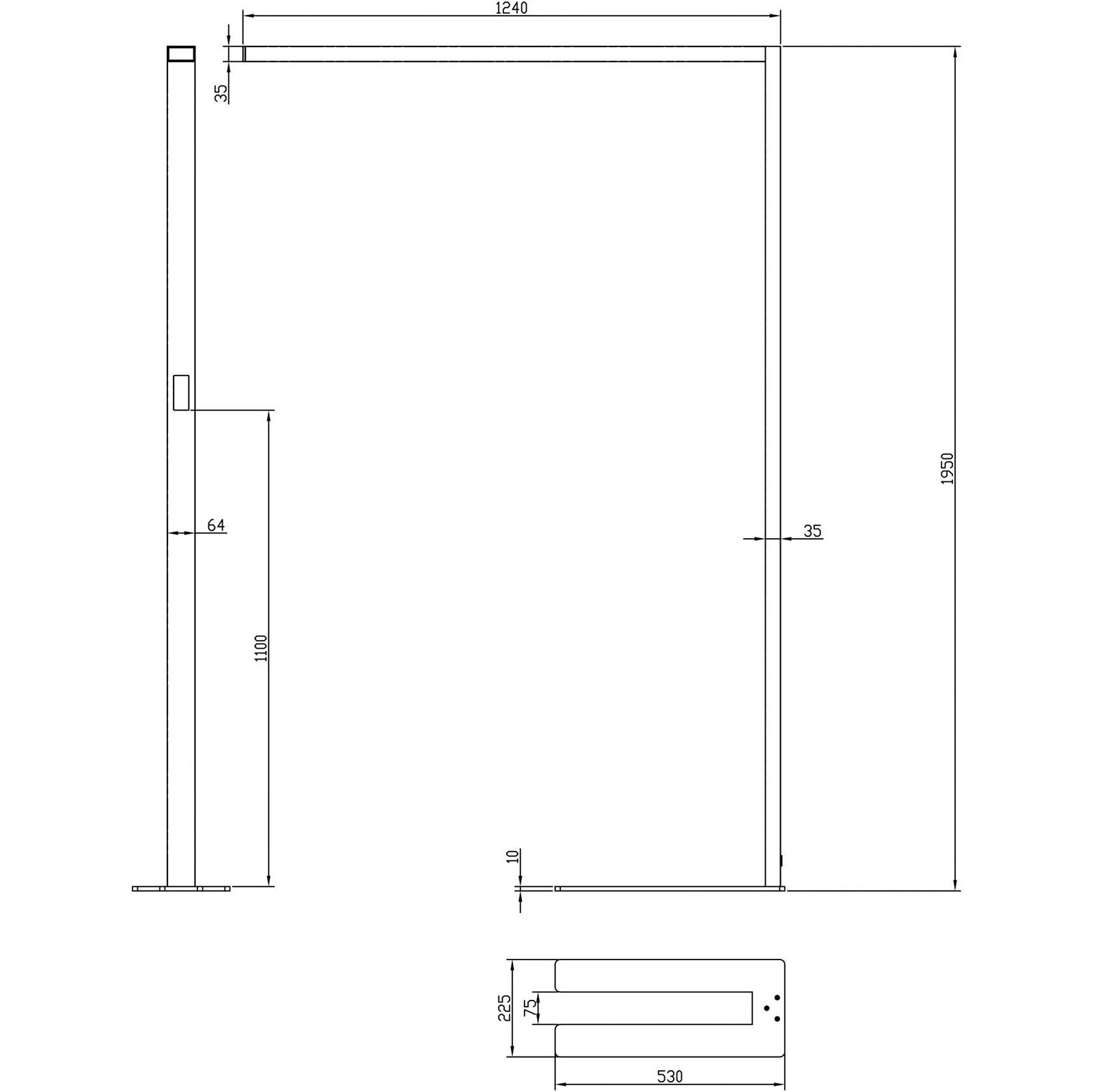 Piantana doppio LED 80W lampada dimmerabile pavimento luce indiretta sensore movimento touch ufficio 230V NERO