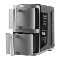 Friggitrice Ninja SL400EU doppia 9,5 L 2470 W Friggitrice ad aria calda nera, grigia
