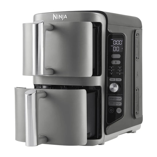 Friggitrice Ninja SL400EU doppia 9,5 L 2470 W Friggitrice ad aria calda nera, grigia