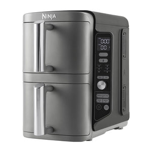 Friggitrice Ninja SL400EU doppia 9,5 L 2470 W Friggitrice ad aria calda nera, grigia