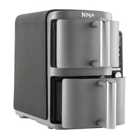 Friggitrice Ninja SL400EU doppia 9,5 L 2470 W Friggitrice ad aria calda nera, grigia