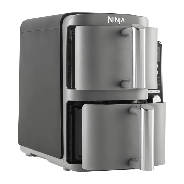 Friggitrice Ninja SL400EU doppia 9,5 L 2470 W Friggitrice ad aria calda nera, grigia