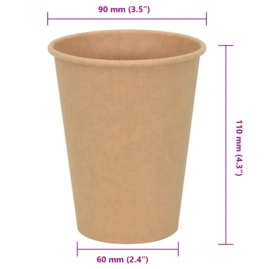 Bicchieri da Caff¨¨ in Carta 1000 pz 12oz 300ml Marrone CFW5896326