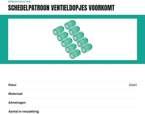 Viti a ventile per autoveicoli e scooter - 10 pezzi - Materiale duraturo - Impermeabile e resistente alle fibre - Adatto per auto, SUV e biciclette - Struttura a vite - Viti per ventilatori