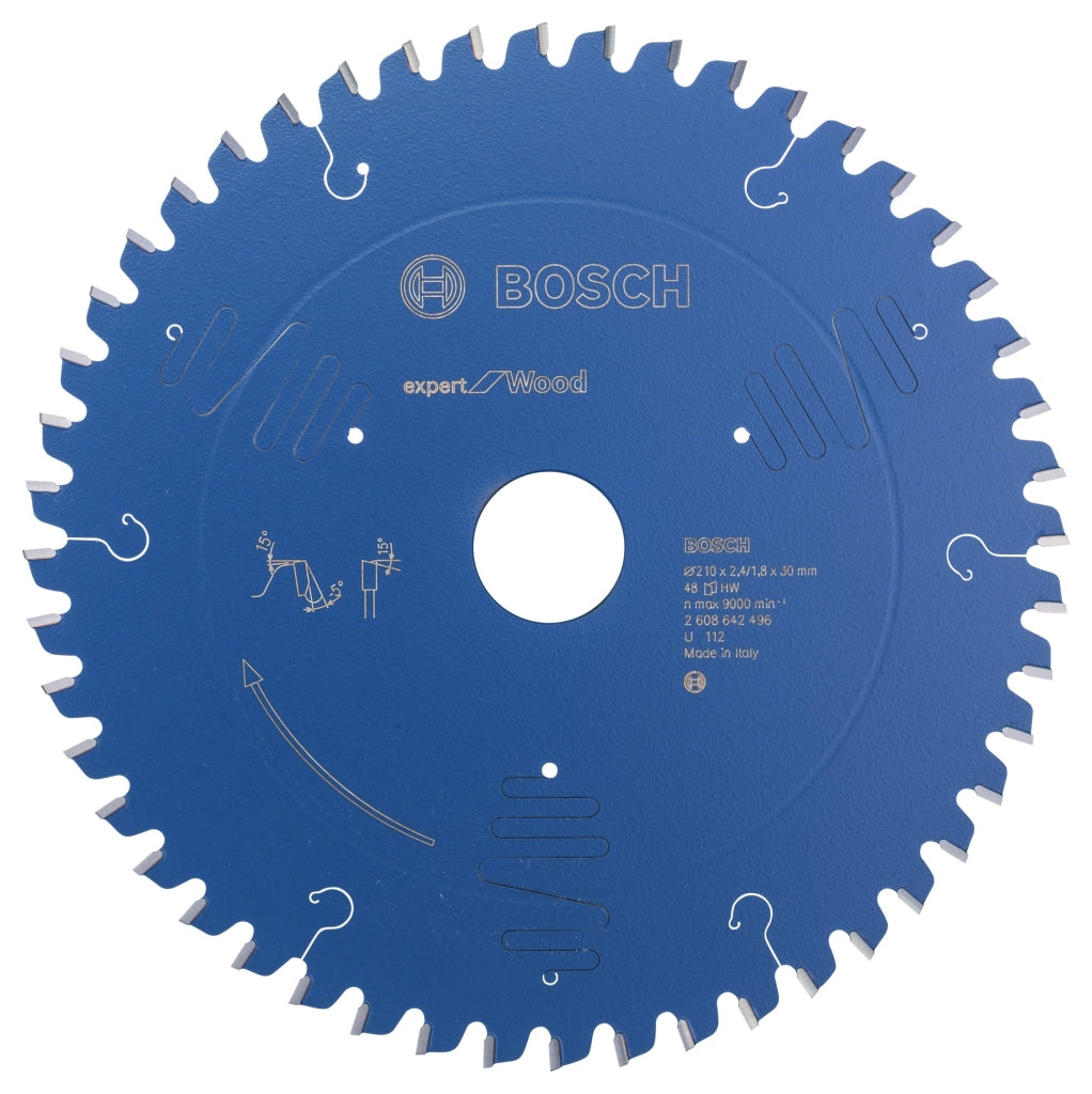 2608642496 - Lama per troncatrice Expert for Wood 210 x 30 x 2,4 mm, 48