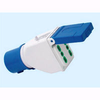 Adattatore Da Spina Industriale Ce 2p+T A 2 Prese Bipasso  -73101