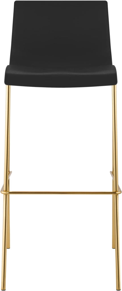 Sgabello da bar Hoover in plastica 4 piedi oro 2