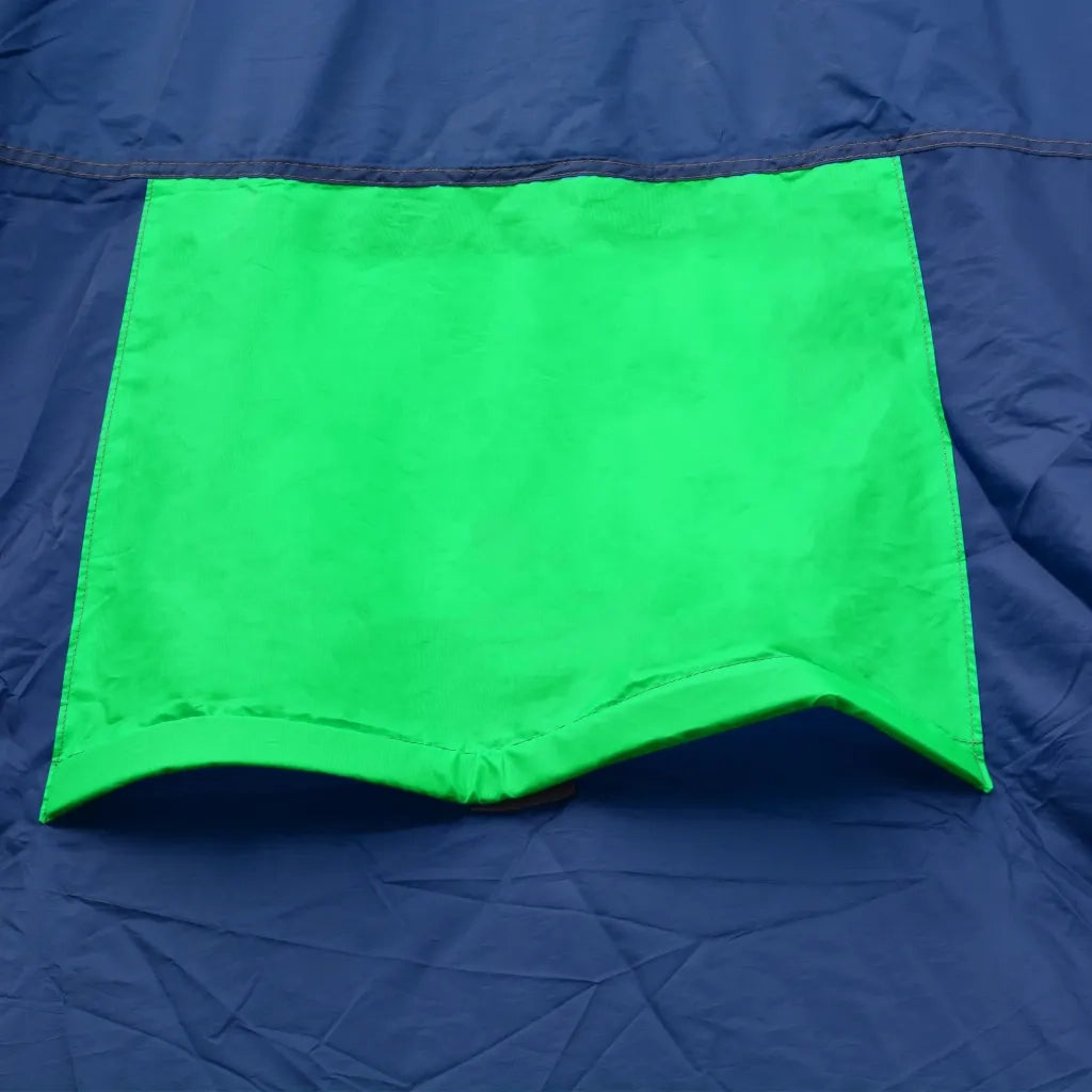 Tenda da campeggio in poliestere per 9 persone-Tenda per Famiglie blu e verde