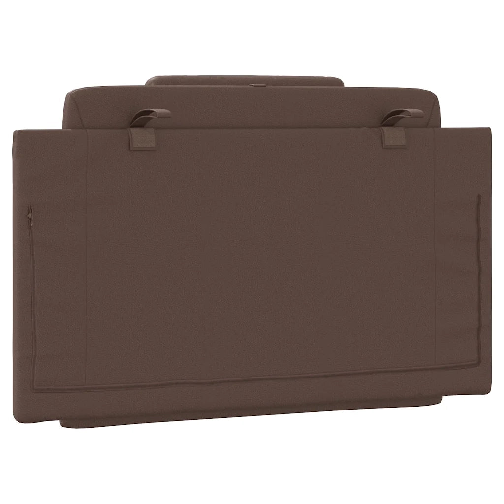 Cuscino Testiera Viana Marrone 80 cm in Similpelle CFW9487447