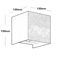 Applique cubo LED 40W doppio fascio luce esterni IP65 applique orientabile facciata ingresso giardino 4000 lumen 230V NERO 3000K