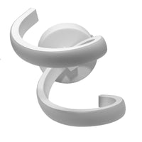 Applique LED lampada stilizzata 3 STEP parete curva spirale 9W resa 72W luce camera letto soggiorno salotto 230V