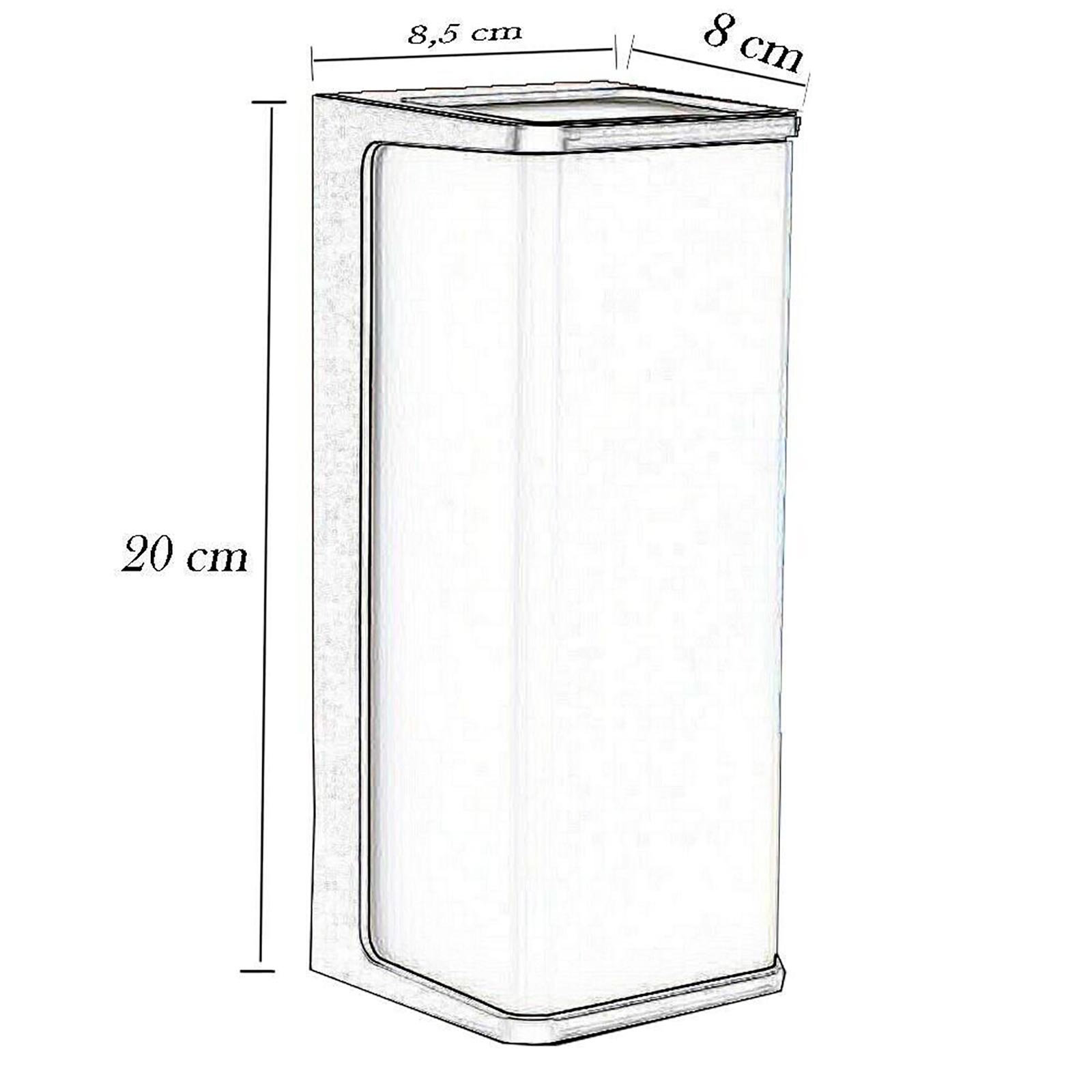 Applique moderno IP65 lampada impermeabile parete LED 10W resa 95W basso consumo luce diffusa giardino ingresso 230V BIANCO 6500K