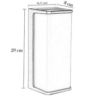 Applique moderno IP65 lampada impermeabile parete LED 10W resa 95W basso consumo luce diffusa giardino ingresso 230V BIANCO 6500K