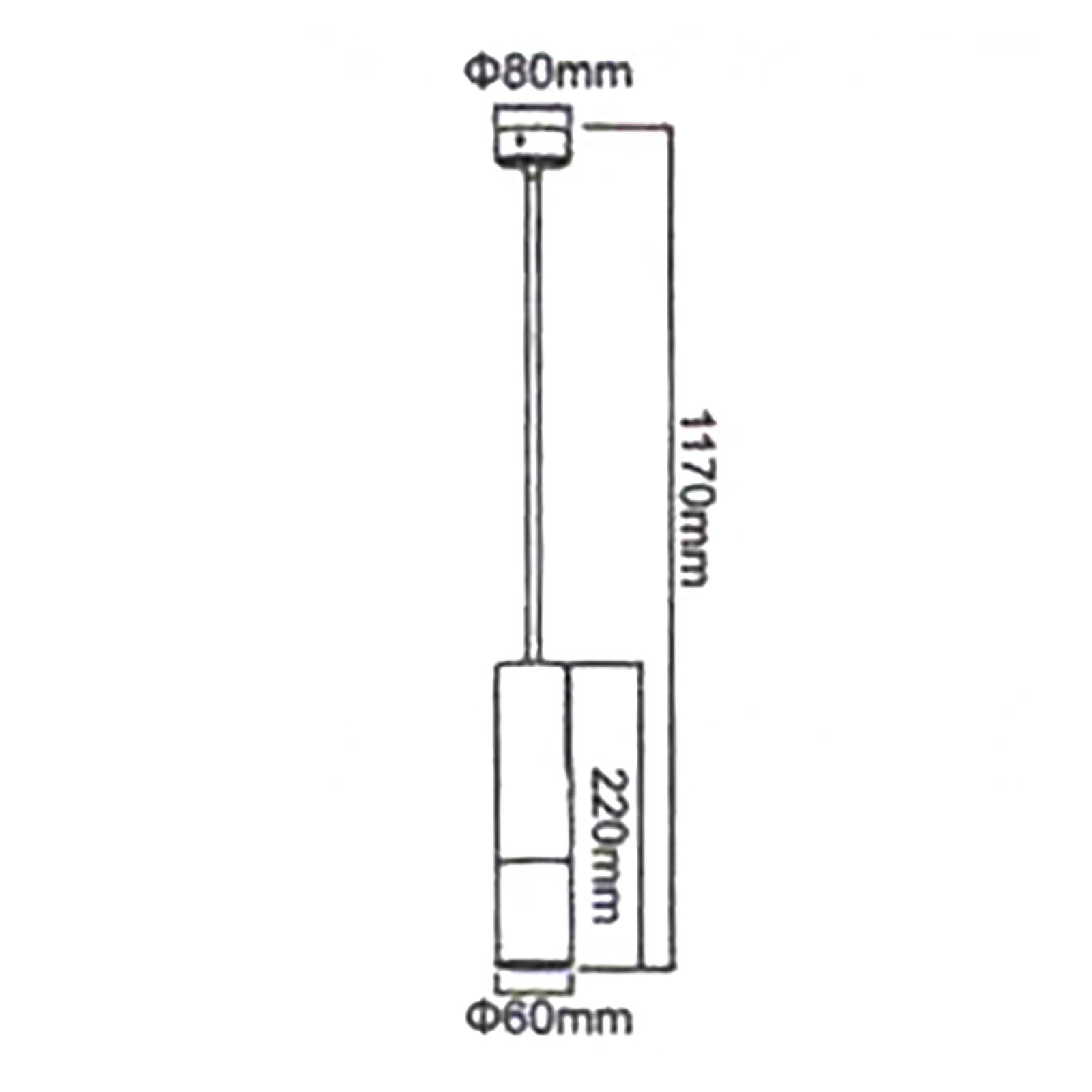 Faretto orientabile lampada sospensione moderna LED GU10 pendente telescopico luci tavolo bar vetrina sala espositiva 230V BIANCO
