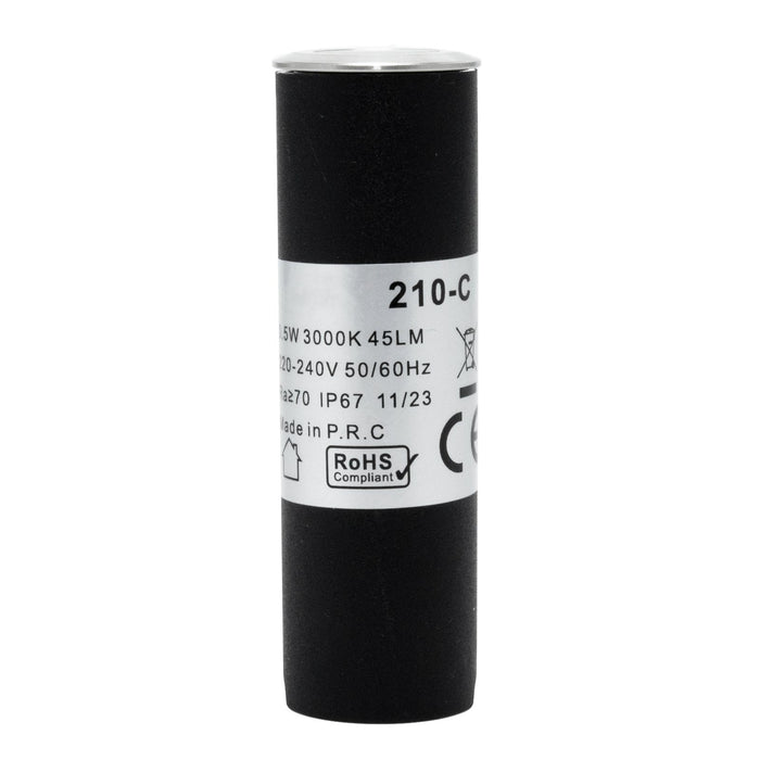 Mini faretto spot segnapassi LED IP67 calpestabile incasso tondo parete terra punto luce gradini scale percorsi pedonali 230V 4000K