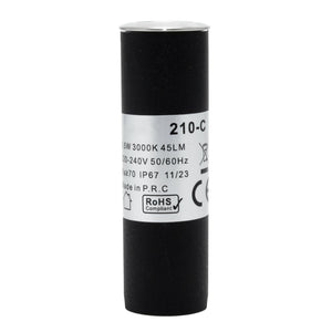 Mini faretto spot segnapassi LED IP67 calpestabile incasso tondo parete terra punto luce gradini scale percorsi pedonali 230V 3000K