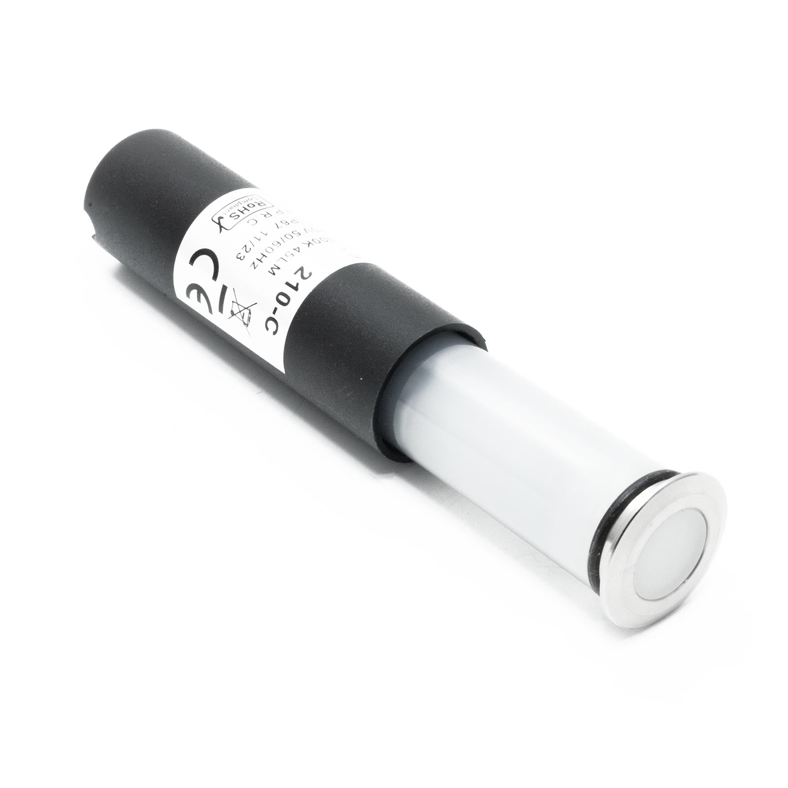 Mini faretto spot segnapassi LED IP67 calpestabile incasso tondo parete terra punto luce gradini scale percorsi pedonali 230V 3000K