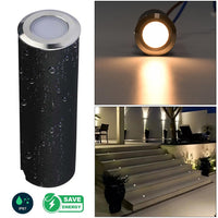 Mini faretto spot segnapassi LED IP67 calpestabile incasso tondo parete terra punto luce gradini scale percorsi pedonali 230V 4000K