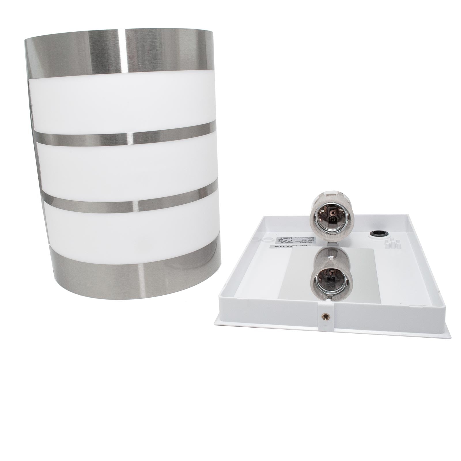 Applique LED esterno lampada moderna impermeabile E27 luce parete muro ingresso giardino terrazza balcone 230V