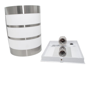 Applique LED esterno lampada moderna impermeabile E27 luce parete muro ingresso giardino terrazza balcone 230V