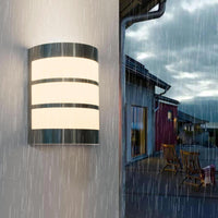 Applique LED esterno lampada moderna impermeabile E27 luce parete muro ingresso giardino terrazza balcone 230V