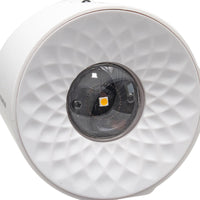 Applique da parete magnetico ricaricabile USB doppio LED 5W CCT dimmerabile lampada lettura orientabile senza fili luce comodino BIANCO