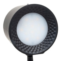 Applique da parete magnetico ricaricabile USB doppio LED 5W CCT dimmerabile lampada lettura orientabile senza fili luce comodino NERO