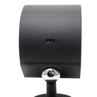 Applique da parete magnetico ricaricabile USB doppio LED 5W CCT dimmerabile lampada lettura orientabile senza fili luce comodino NERO