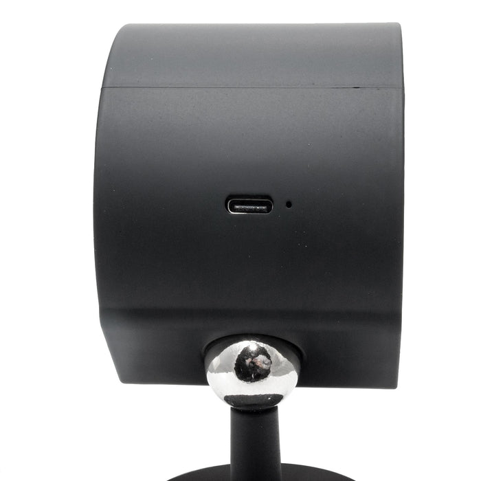 Applique da parete magnetico ricaricabile USB doppio LED 5W CCT dimmerabile lampada lettura orientabile senza fili luce comodino NERO