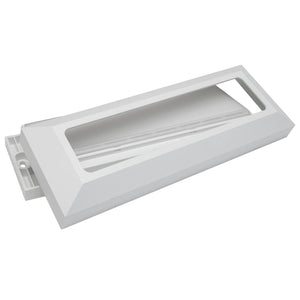 Faretto segnapassi esterno LED 6W CCT lampada bianca rettangolare parete muro IP65 switch 3 temperature luce garage scale 230V