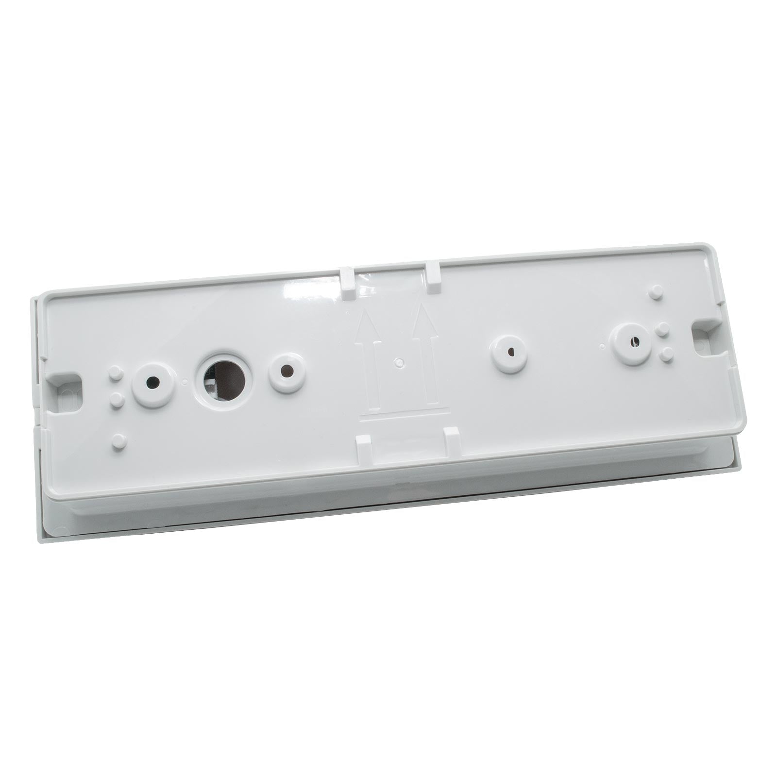 Lampada emergenza parete LED 5W luce sicurezza incasso moderna ricaricabile pittogrammi exit uscita ufficio negozio 230V