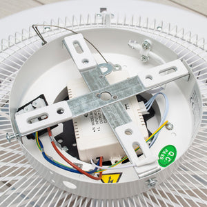 Plafoniera moderna LED CCT 62W da 3000K a 6500K resa 595W ventilatore luce dimmerabile soffitto smartphone telecomando 230V