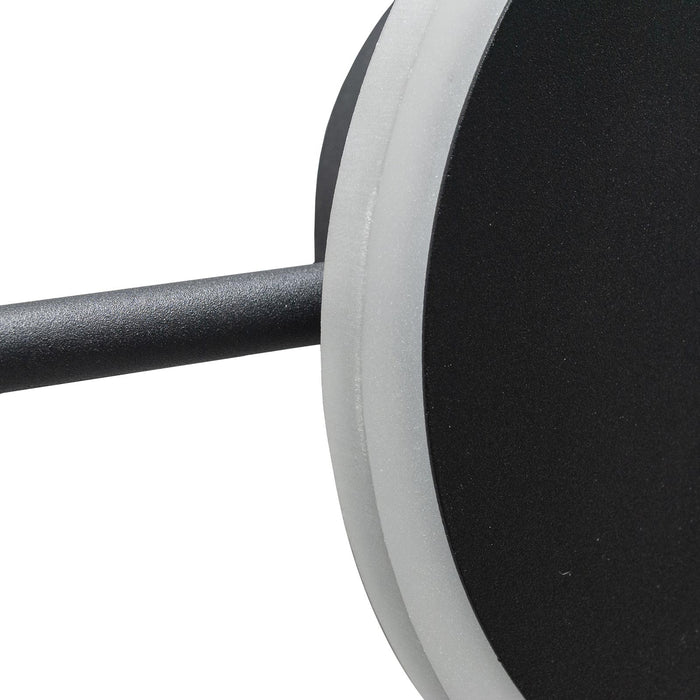 GEMINI Applique stilizzato LED 19W CCT da 3000K a 6500K lampada parete diffusori orientabili luce ufficio salone cameretta 230V