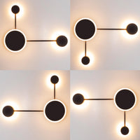 GEMINI Applique parete LED 15W CCT da 3000K a 6400K lampada modera diffusori orientabili luce ufficio cameretta 230V