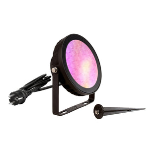 Faretto IP65 RF-SMART SPOTLIGHT 15 gradi LED 25W dimmerabile RGB CCT da 2700K a 6500K RF ZIGBEE luce colorata facciate palazzi 230V