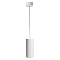 CAN 150 Lampadario pendente minimal cilindro lampada sospensione moderna LED GU10 luce tavolo cucina ristorante 230V BIANCO