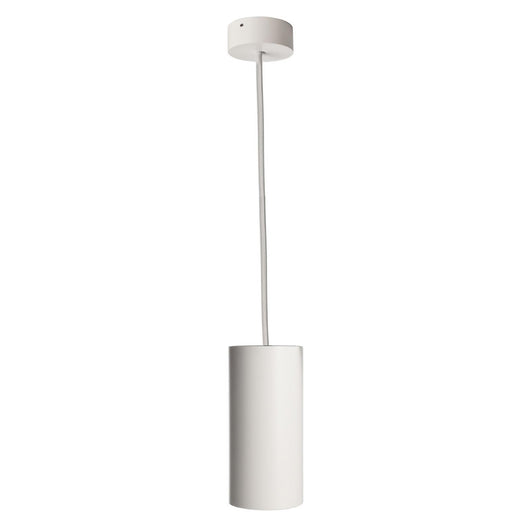 CAN 150 Lampadario pendente minimal cilindro lampada sospensione moderna LED GU10 luce tavolo cucina ristorante 230V BIANCO