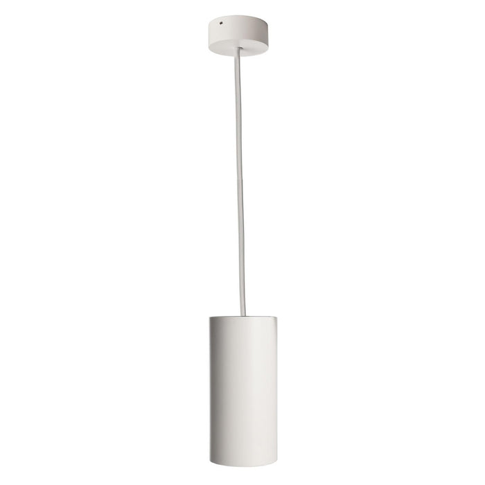 CAN 150 Lampadario pendente minimal cilindro lampada sospensione moderna LED GU10 luce tavolo cucina ristorante 230V BIANCO