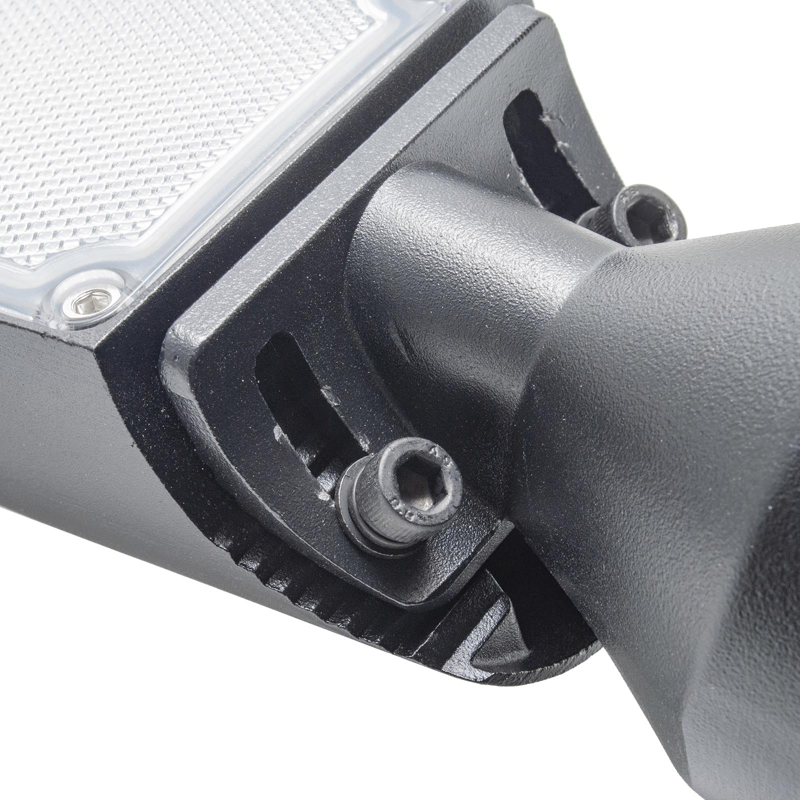 Faro armatura stradale SLIM IP65 lampione LED 100W basculante inclinabile 90 gradi luce esterni viale giardino 8400lm 230V