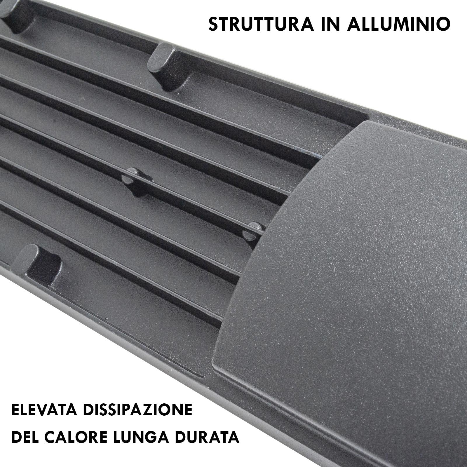 Faro armatura stradale SLIM IP65 lampione LED 100W basculante inclinabile 90 gradi luce esterni viale giardino 8400lm 230V