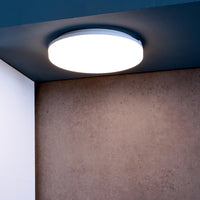 ALTAIS Plafoniera IP54 LED 25W CCT da 3000K a 6000K lampada moderna soffitto luce esterni balcone garage cantina ripostiglio 230V
