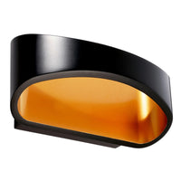 ACAMAR Lampada parete LED 7W applique muro dimmerabile doppio fascio luce 3000K RA90 soggiorno camera letto 230V NERO