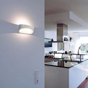 ACAMAR Lampada parete LED 7W applique muro dimmerabile doppio fascio luce 3000K RA90 soggiorno camera letto 230V BIANCO