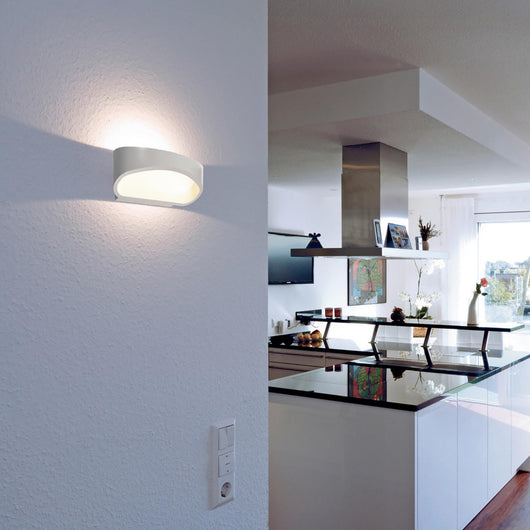 ACAMAR Lampada parete LED 7W applique muro dimmerabile doppio fascio luce 3000K RA90 soggiorno camera letto 230V BIANCO