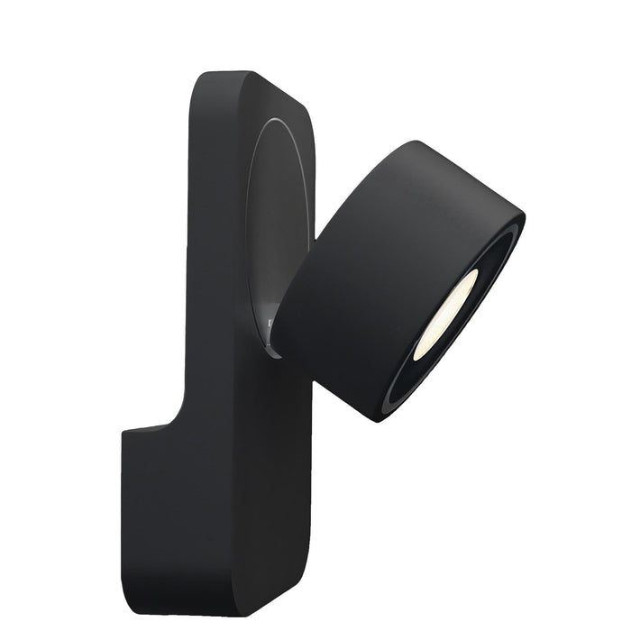 UNI II Applique parete muro LED 12W faretto soffitto orientabile dimmerabile RA90 3000K luci vetrina negozio corridoio angolo luce 35' NERO