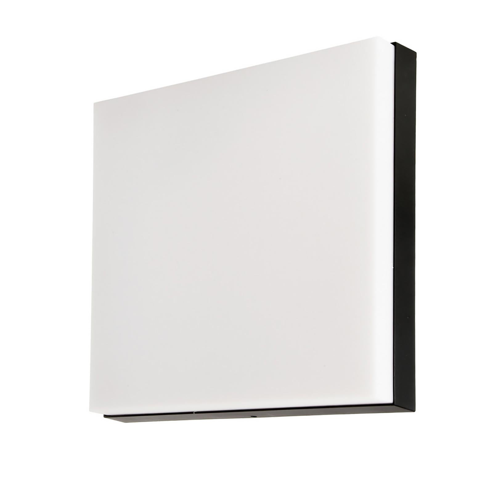 Applique LED 3W parete crepuscolare illuminazione numero civico IP54 CCT da 3000K a 4000K luce ingresso negozio NERO