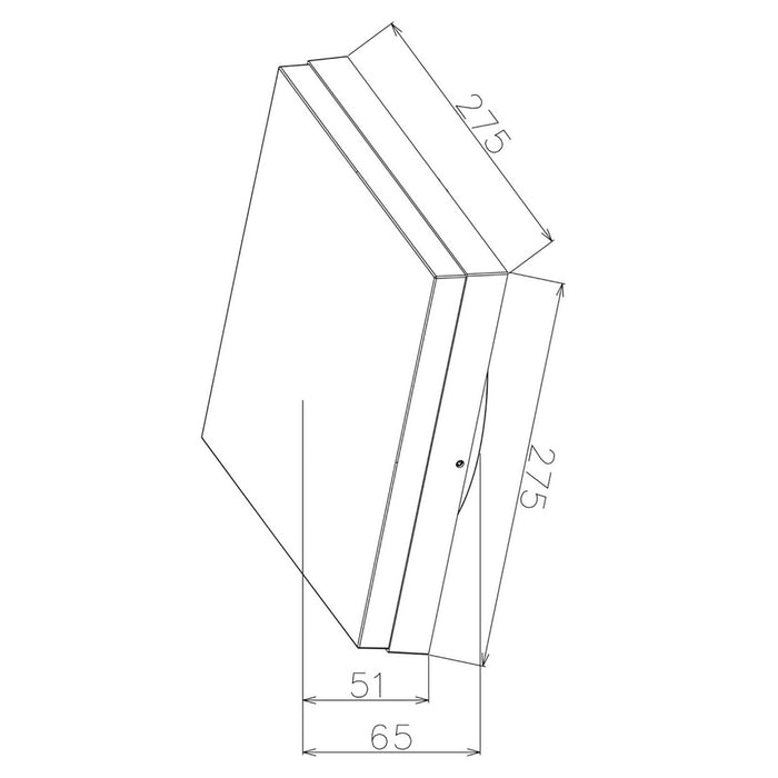 Applique LED 3W parete crepuscolare illuminazione numero civico IP54 CCT da 3000K a 4000K luce ingresso negozio NERO