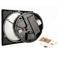 Applique LED 3W parete crepuscolare illuminazione numero civico IP54 CCT da 3000K a 4000K luce ingresso negozio NERO