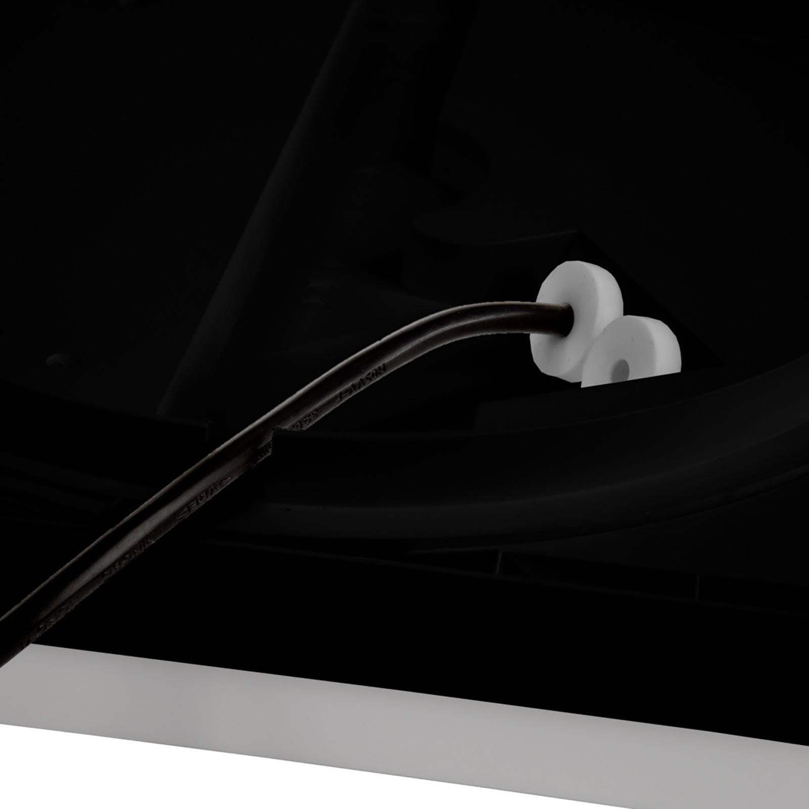 Applique LED 3W parete crepuscolare illuminazione numero civico IP54 CCT da 3000K a 4000K luce ingresso negozio NERO