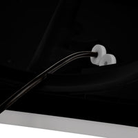 Applique LED 3W parete crepuscolare illuminazione numero civico IP54 CCT da 3000K a 4000K luce ingresso negozio NERO